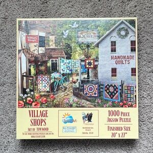 Village Shops 1000 Piece Jigsaw Puzzle